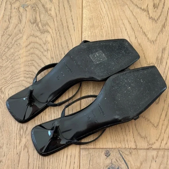 Saint Laurent Black Sandals - Picture 2 of 8